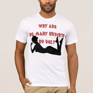 ヌーディストか。 Tシャツ