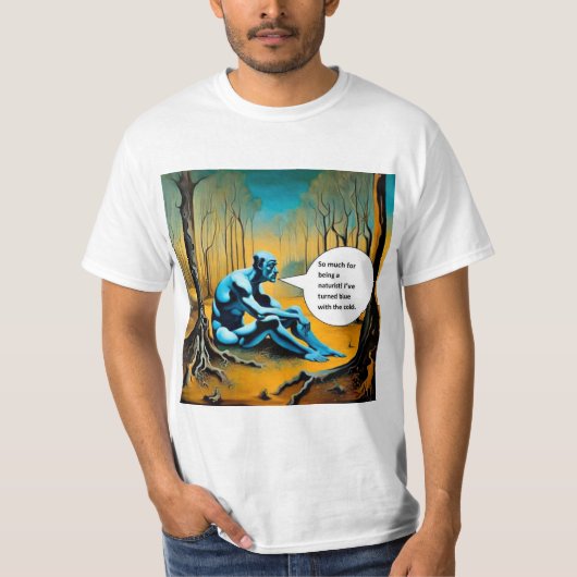 ヌーディストであること Tシャツ (正面)