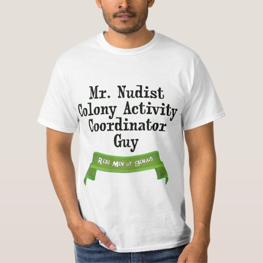 ヌーディストのコロニーCordinator Tシャツ (正面)