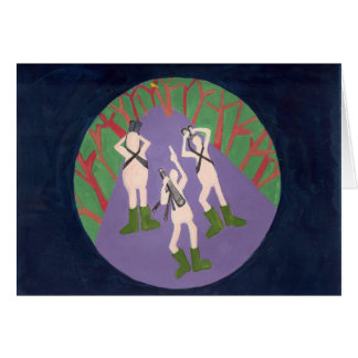 ヌーディストの鳥類捕獲人カード