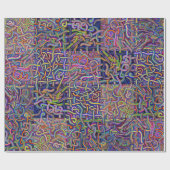 ヌードルの当惑のデザイン ラッピングペーパー (フラット)