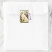 ヌードルプードルステッカー スクエアシール (バッグ)