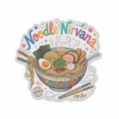 ヌードル・ニルバーナTシャツ シール (正面)