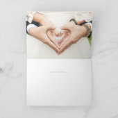 ヌードロマンティックウォーター花模様結婚ズ サンキューカード (内部)