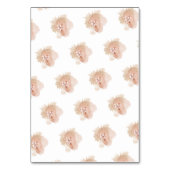 ヌードロマンティックウォーター花模様結婚ズ テーブルナンバー (裏面)