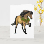 ヌーベルクリスマス カード (黄色い花)