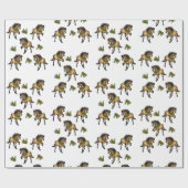 ヌーベルバックスキンアイスランドホースクリスマス ラッピングペーパー (フラット)