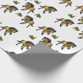 ヌーベルバックスキンアイスランドホースクリスマス ラッピングペーパー (角)