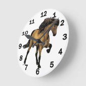 ヌーベルヴォーグ ラウンド壁時計 (傾斜)