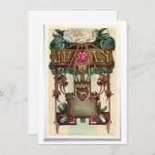 ヌーベル・ジュリー・レオの誕生日招待状 招待状 (正面/裏面)