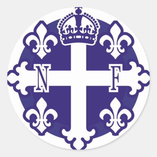 ヌーベル – フランス、ロアメリケ・デュ・ノール ラウンドシール (正面)