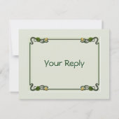 ヌーベル ユリ（返信カード） 出欠カード (裏面)