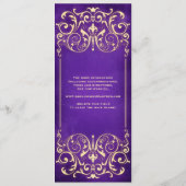 ヌーベル・ヴィクトリアン:ゴールド&アウベギン 保存日付のお知らせ セーブザデート (裏面)