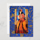 ヌールーズ・ムバラク。ペルシャ暦の新年のポストカード シーズンポストカード (正面/裏面)