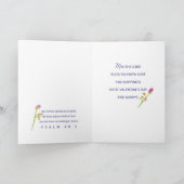 ヌーンシスターヴァレンティーンズデー、ピンクの花 シーズンカード (内部)