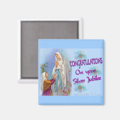 ヌーンズシルバージュビリーギフトとカード マグネット (正面/裏面)