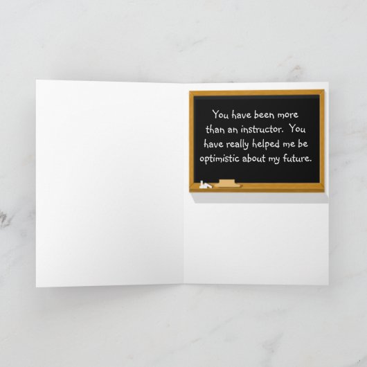 ネおもしろいコのセーターアーガイル誕生日先生 カード (内部)