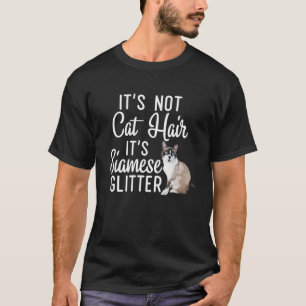『ネおもしろいット・ヘア・ザ・シャム・グリッター』 Tシャツ