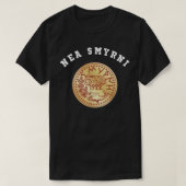 ネアスミルニコートオブアームズ国旗の国プライドギフト Tシャツ (デザイン正面)