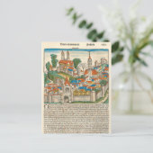 ネアポリスネープルイタリア中世写本 ポストカード (スタンド正面)