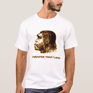 ネアンデルタールの「私はより頭が切れる」ワイシャツを見ます Tシャツ