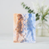 ネアンデルタール人から現代人へ ポストカード (スタンド正面)
