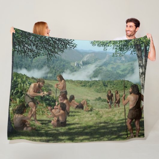 ネアンデルタール フリースブランケット (インサイチュ)