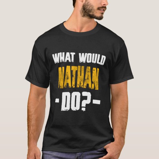 ネイサンという名前を付ける Tシャツ (正面)