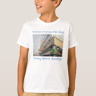 ネイサンの有名なホットドッグTシャツ Tシャツ