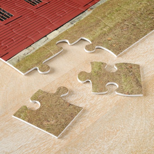 ネイサンハレスクールハウス(イーストハダム) ジグソーパズル (側面)