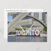 ネイサンフィリップスススクエアトロントオンタリオ州(カナダ) ポストカード (正面/裏面)