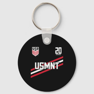 ネイサン・ハリエル 20 ネイビー USMNT 公式ライセンス キーホルダー