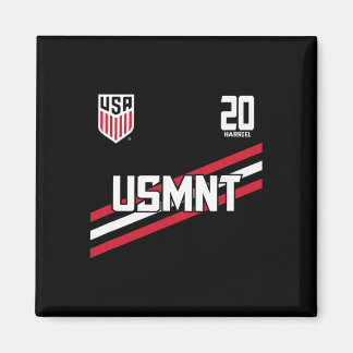 ネイサン・ハリエル 20 ネイビー USMNT 公式ライセンス マグネット
