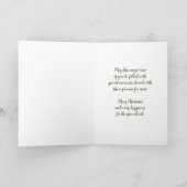 ネイスの家族メリークリスマスツリー シーズンカード (内部)