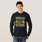 ネイタンおもしろい個人名ファーストネームWorld's Bes Tシャツ (正面フル)