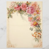 ネイチャーのフローラ疑問に思スクラッブック紙 (裏面)