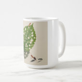 ネイチャーの小さな建築家が葉の多いキャンバスを作る コーヒーマグカップ (正面右)