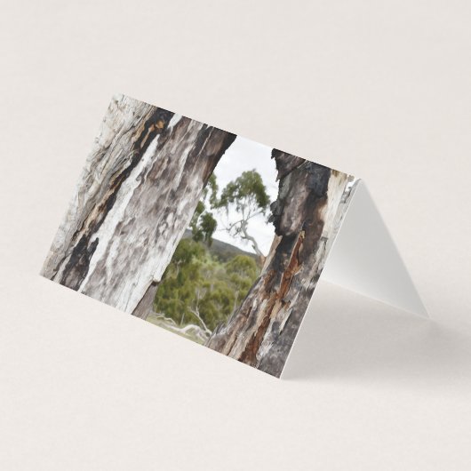 ネイチャーの窓のグリーティ空白のングカード (正面)