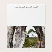 ネイチャーの窓のグリーティ空白のングカード (外部フラット)