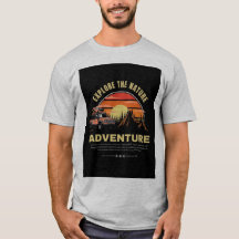 ネイチャーアドベンチャー オフロードキャンプ... メンズTシャツ