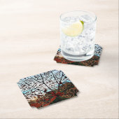 ネイチャーズアートデザイン-秋リーフコースター ペーパーコースター (インサイチュ)