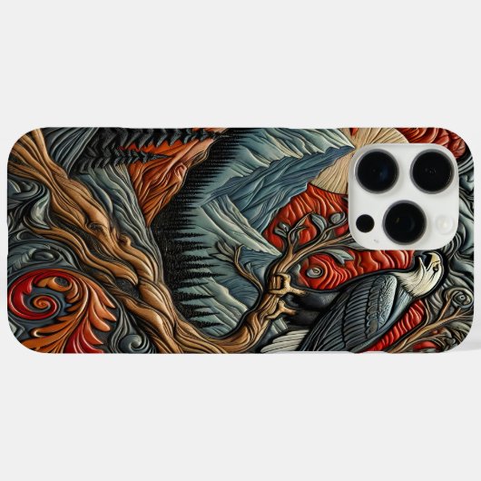 ネイチャーズエンジェスティ・イーグルアート Case-Mate iPhoneケース (裏面 (横))