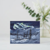 ネイチャーズオーロラ葉書 ポストカード (スタンド正面)