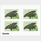 ネイチャーズカモフラージュバタフライ 長方形シール (シート)