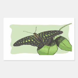 ネイチャーズカモフラージュバタフライ 長方形シール