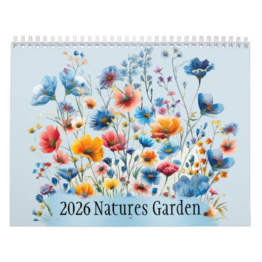 ネイチャーズガーデン2026ウォールカレンダー カレンダー (カバー)