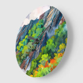 ネイチャーズキャンバス ラージ壁時計 (傾斜)