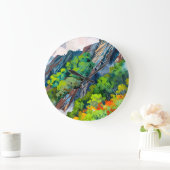 ネイチャーズキャンバス ラージ壁時計 (ホーム)