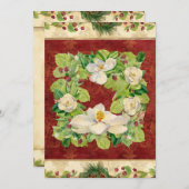 ネイチャーズクリスマスマグノリアリースnパインブーズ シーズンカード (正面/裏面)