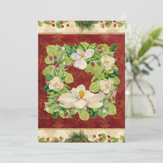 ネイチャーズクリスマスマグノリアリースnパインブーズ シーズンカード (スタンド正面)